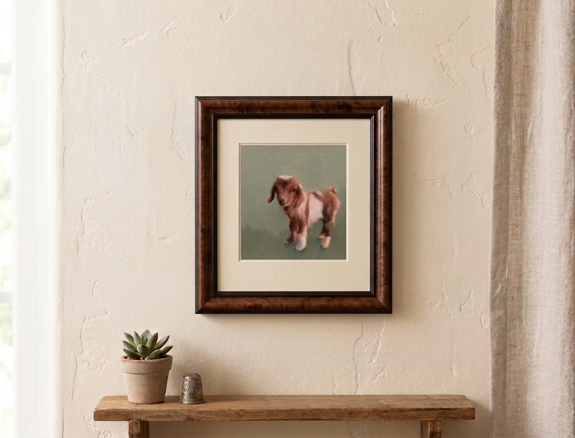 Hazel baby goat print