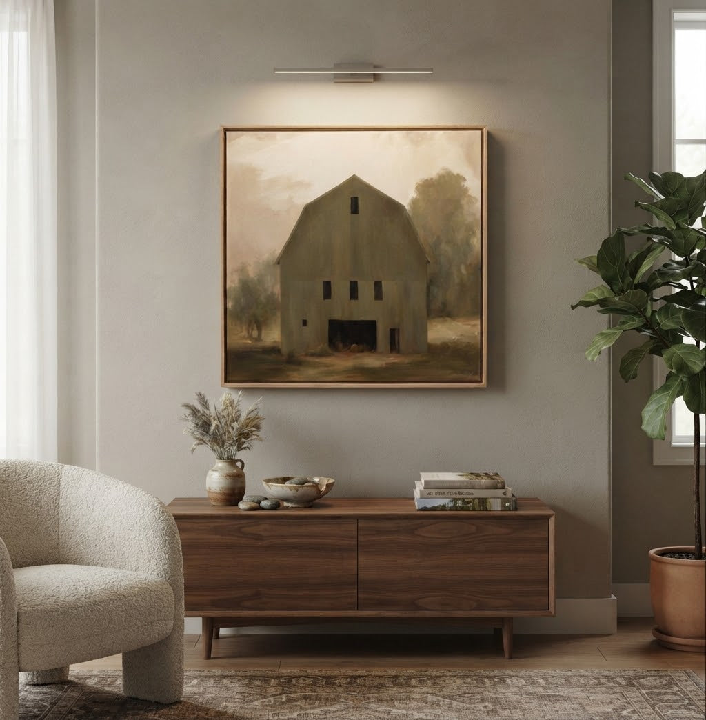 Comfort Zone, olive green barn