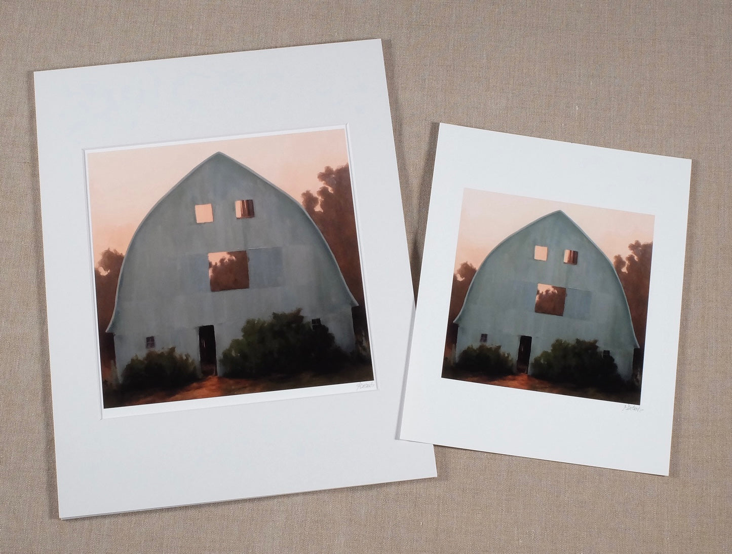 Evening Glow barn print