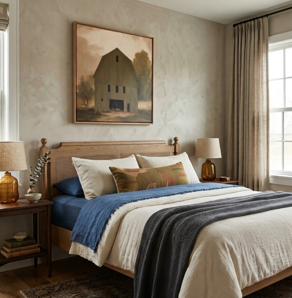 Comfort Zone, olive green barn