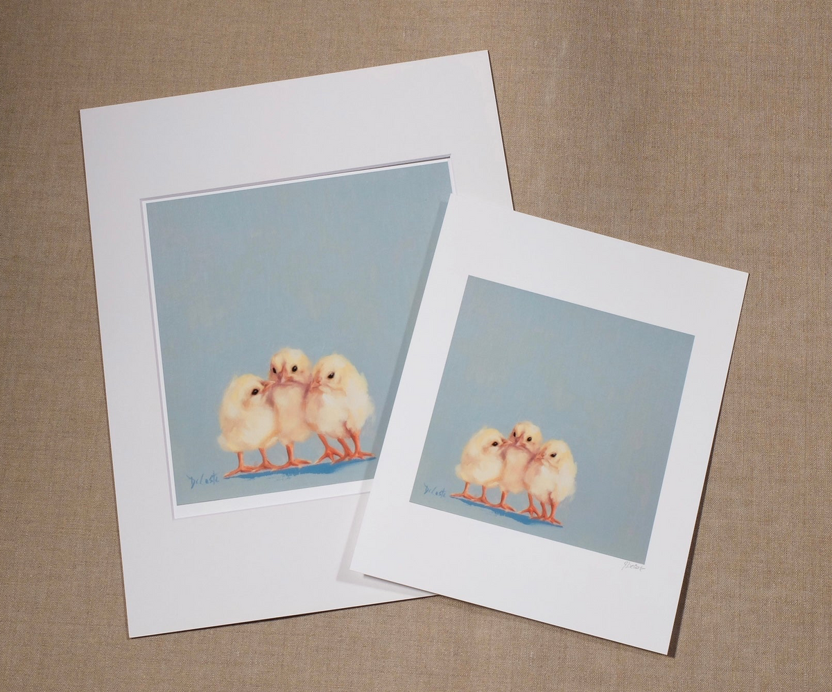 Meeting of the Minds baby chick prints