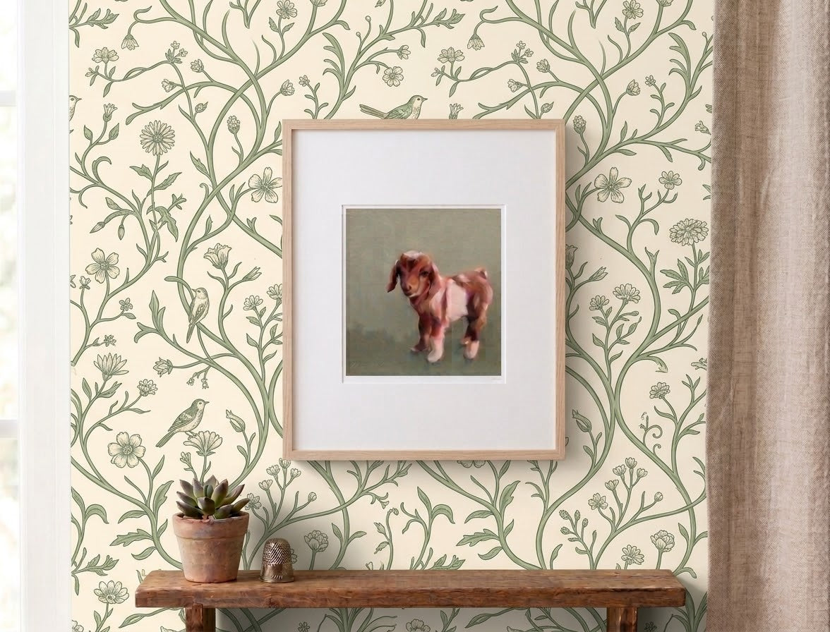 Hazel baby goat print