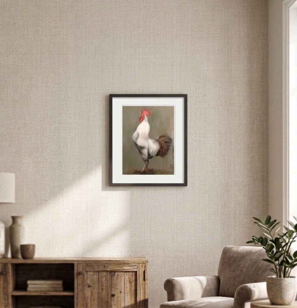 Fabio rooster print
