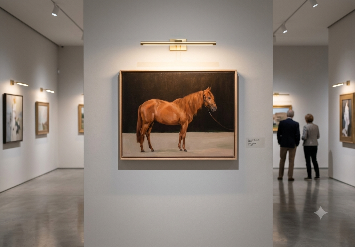Harrison, horse oil painting