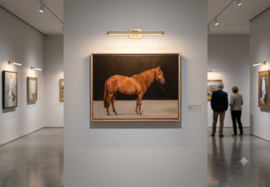 Harrison, horse oil painting