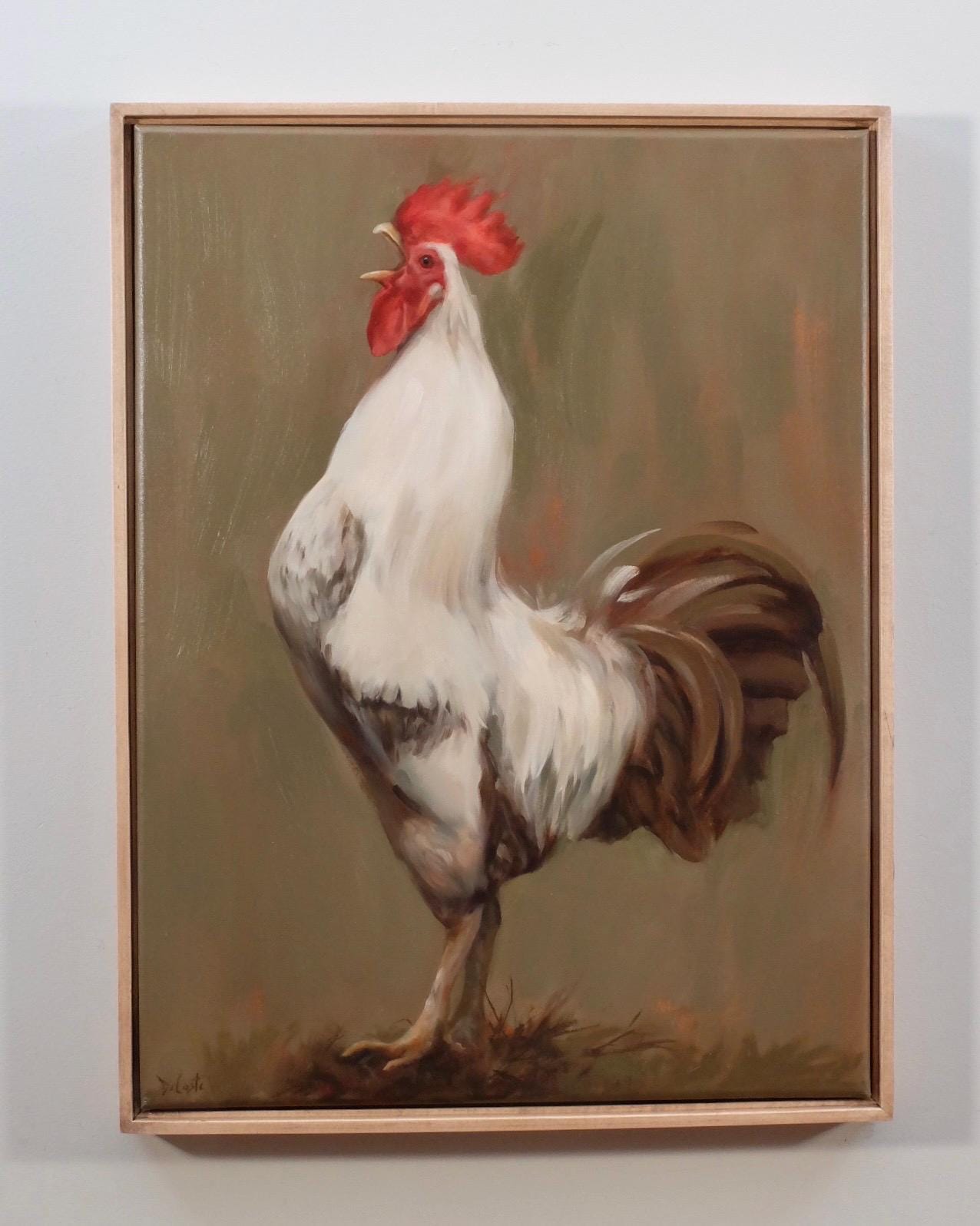 Fabio rooster oil painting