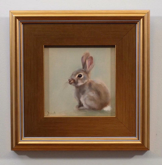 Flora bunny painting