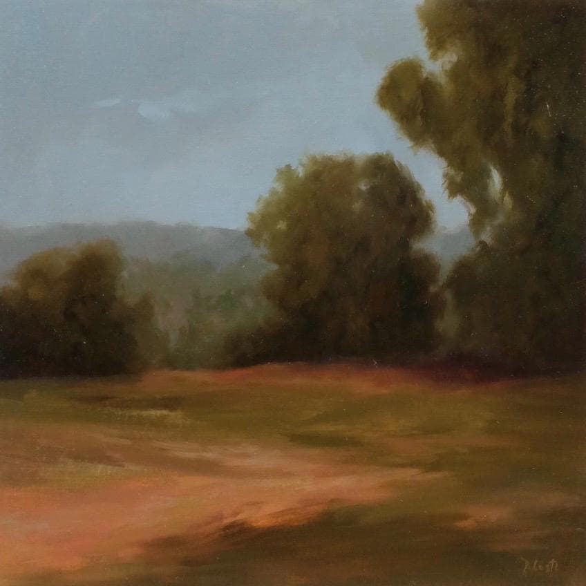 Beyond The Trees landscape painting