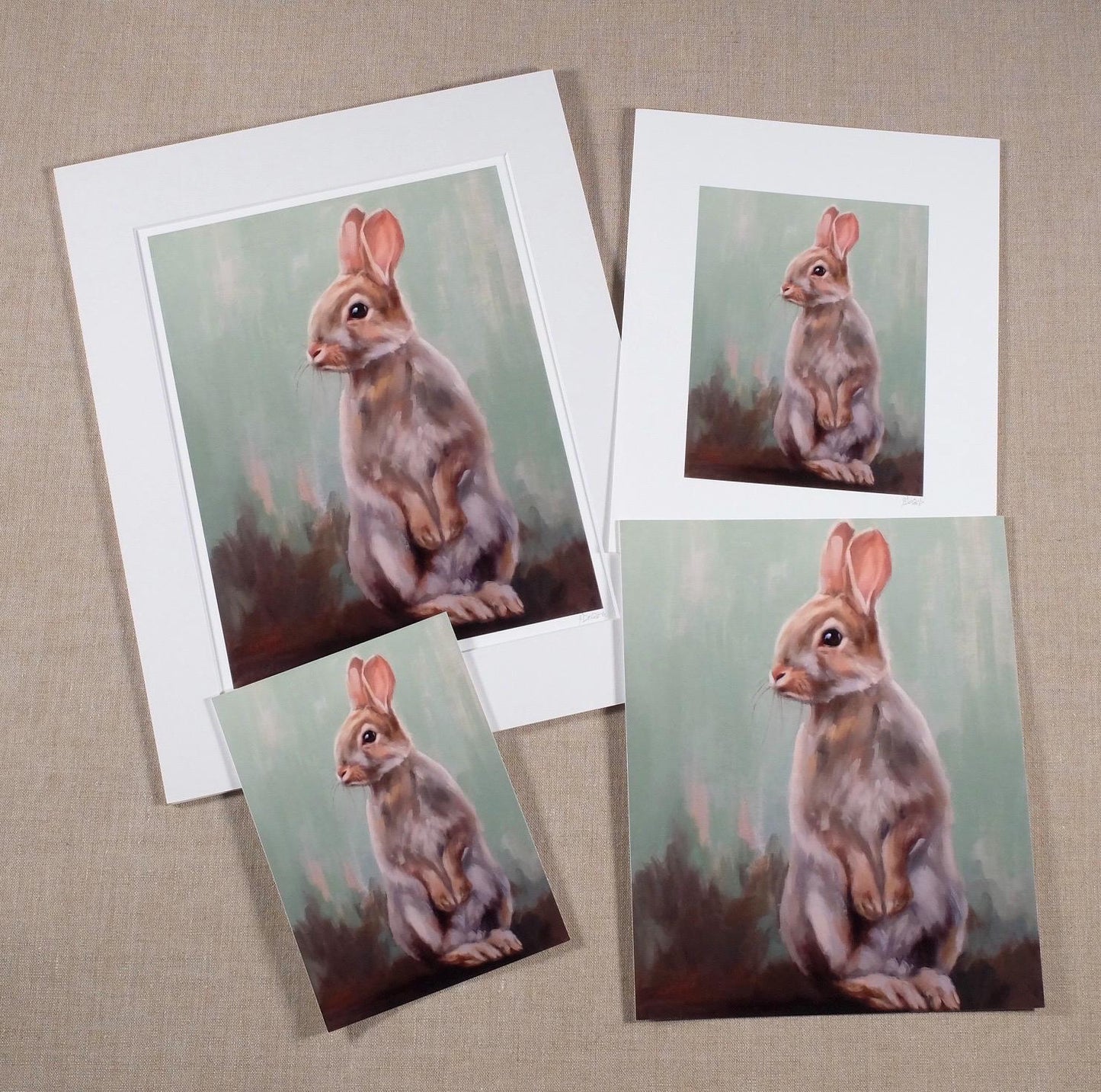 Willow bunny painting