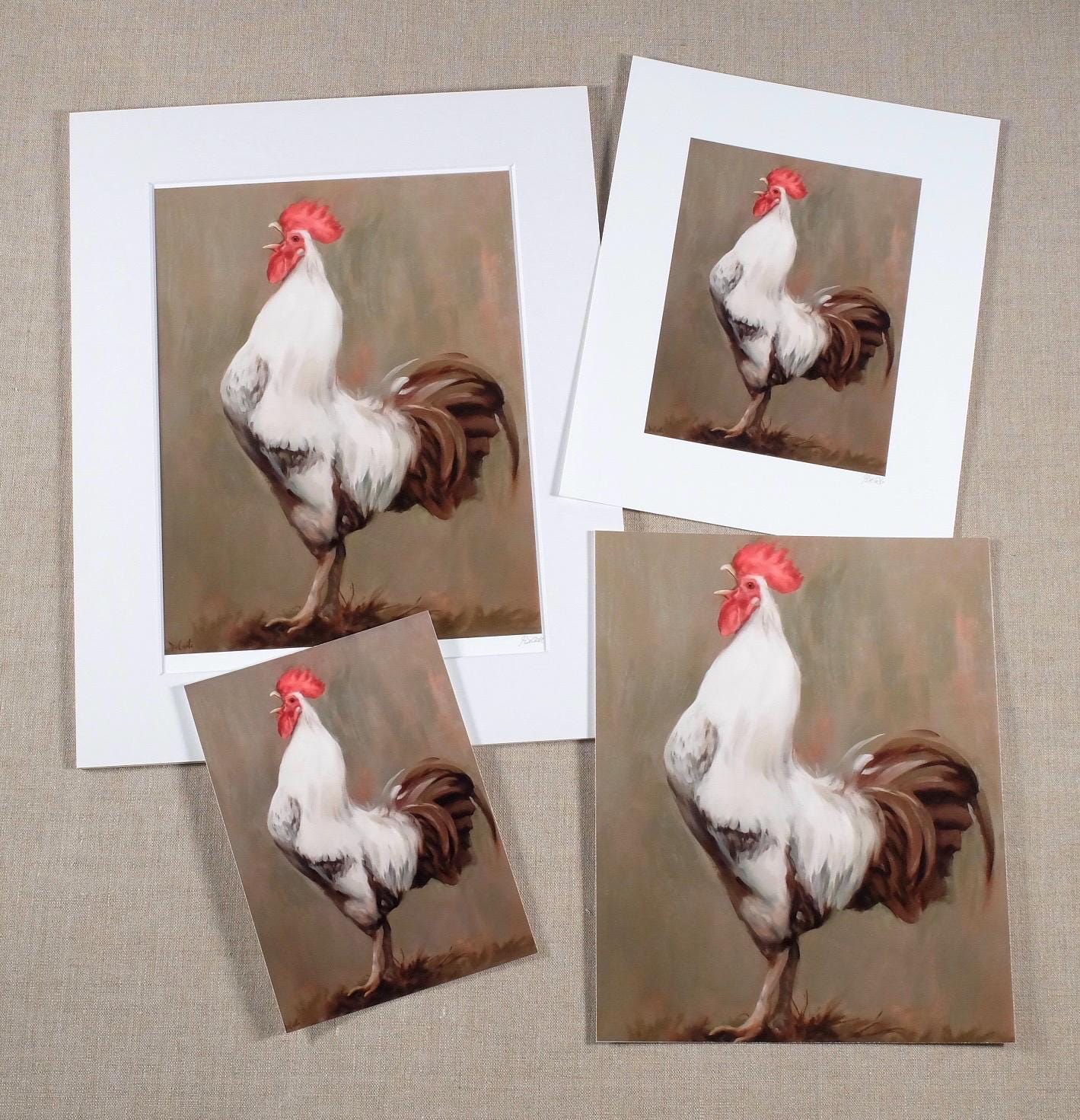 Fabio rooster print
