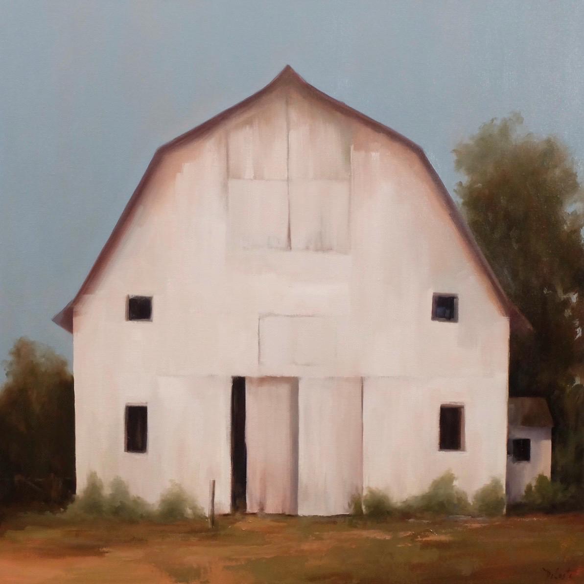Standing Tall white barn print