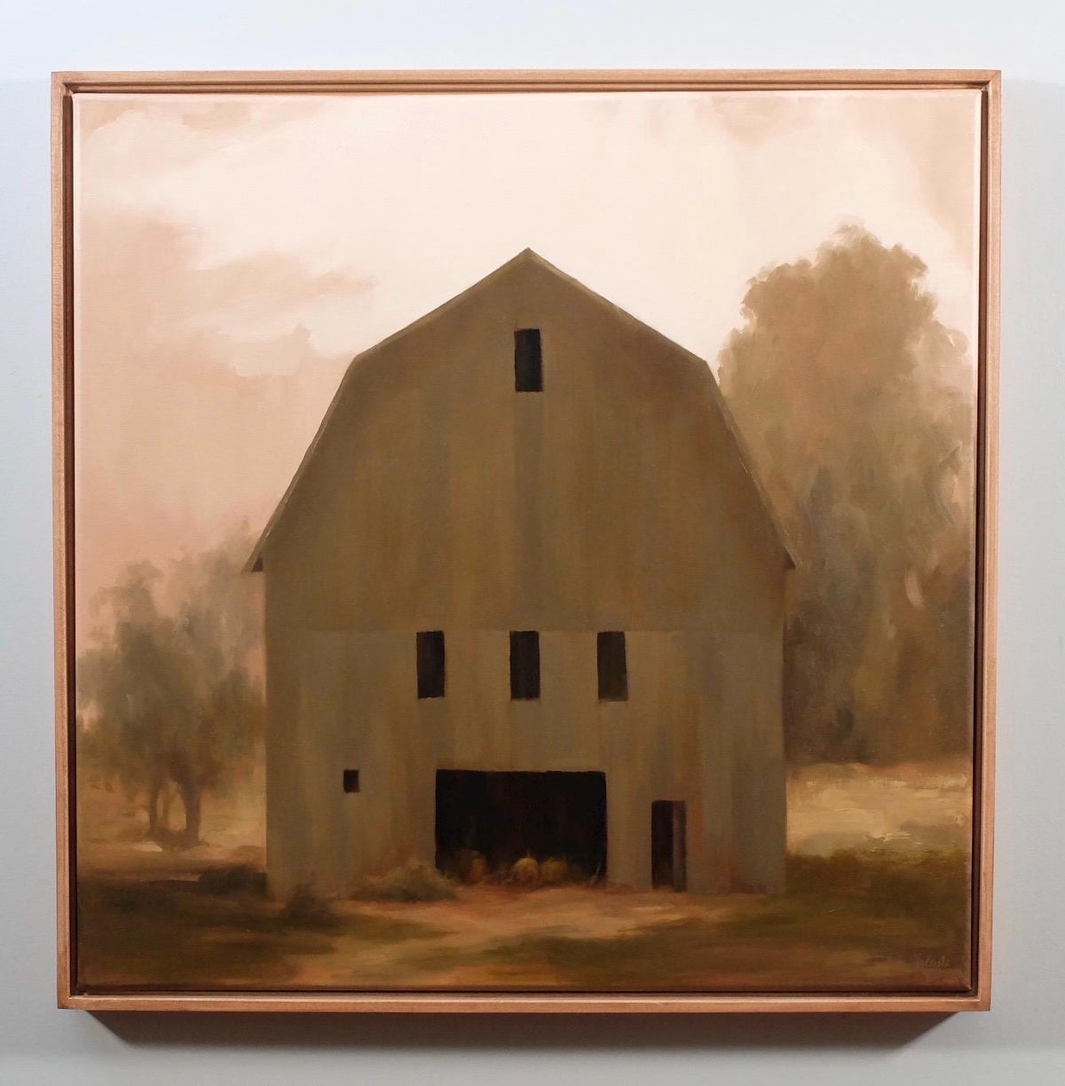 Comfort Zone, olive green barn