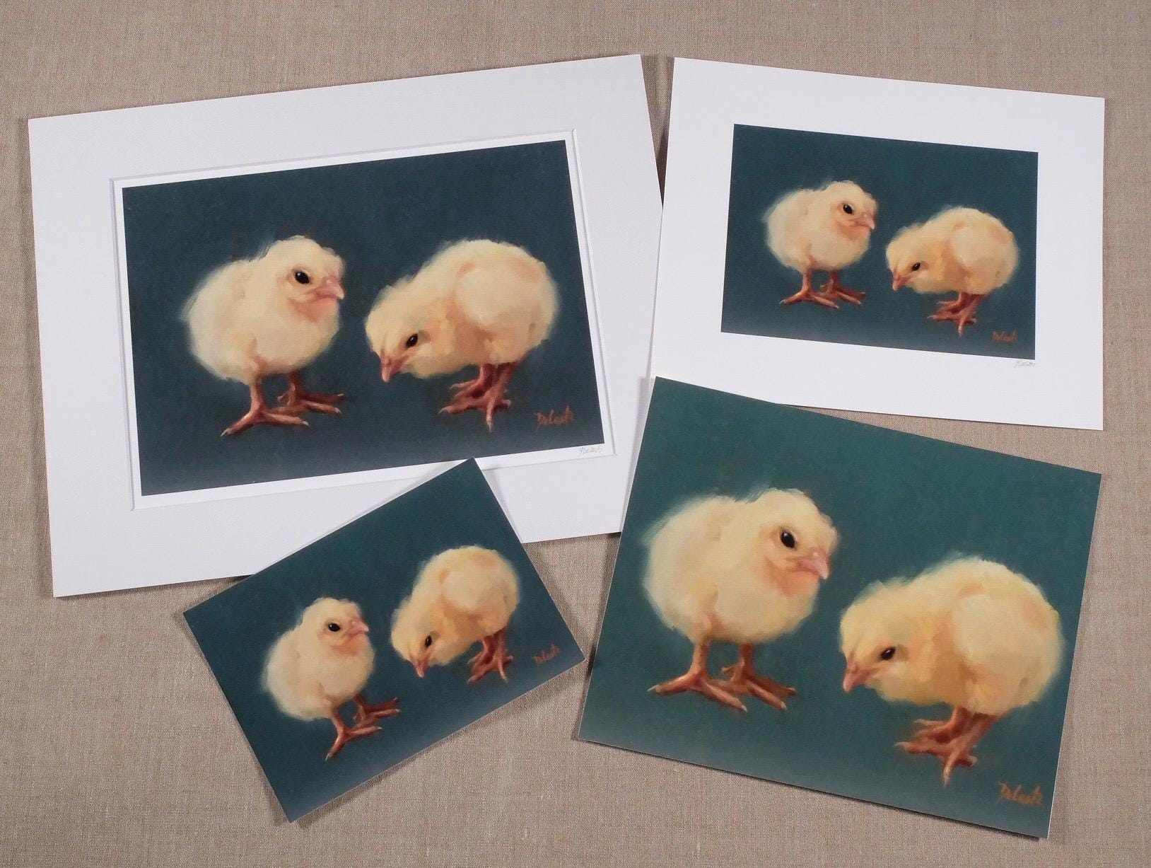 Sugar and Spice baby chick print