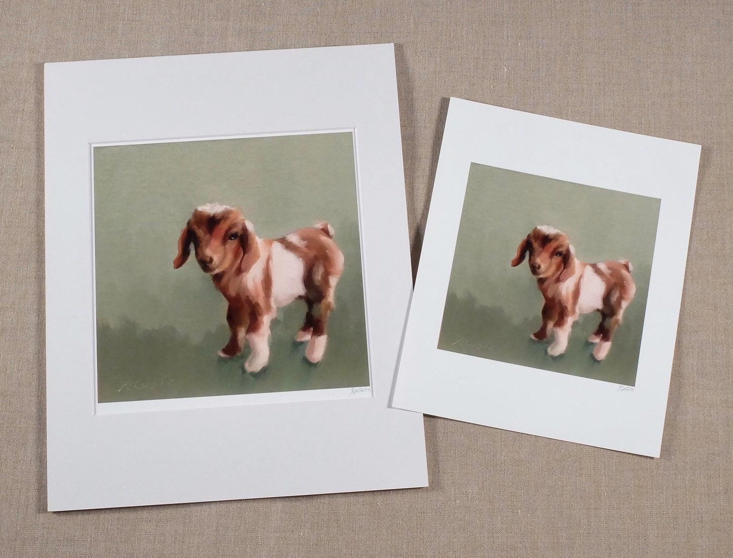 Hazel baby goat print