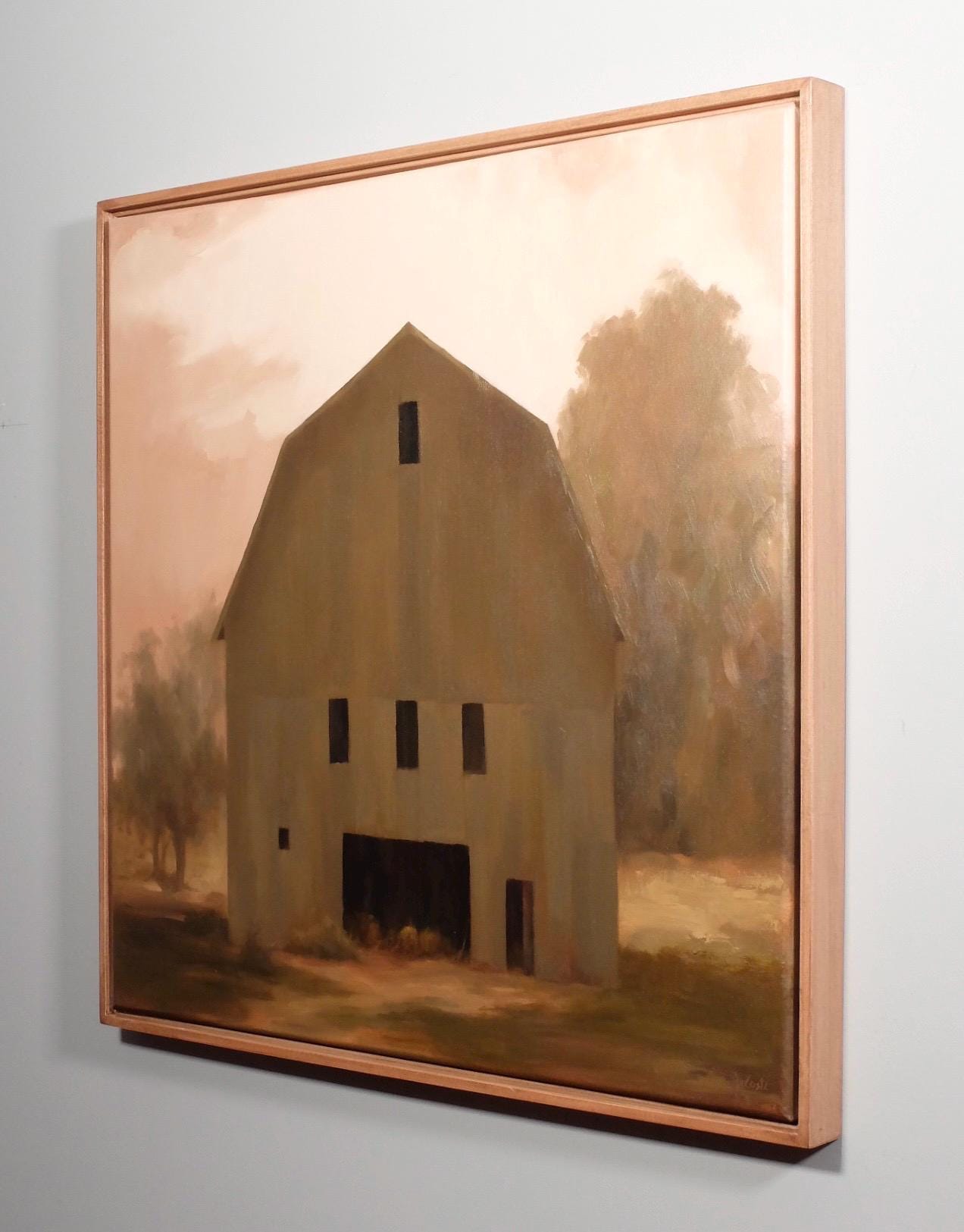 Comfort Zone, olive green barn