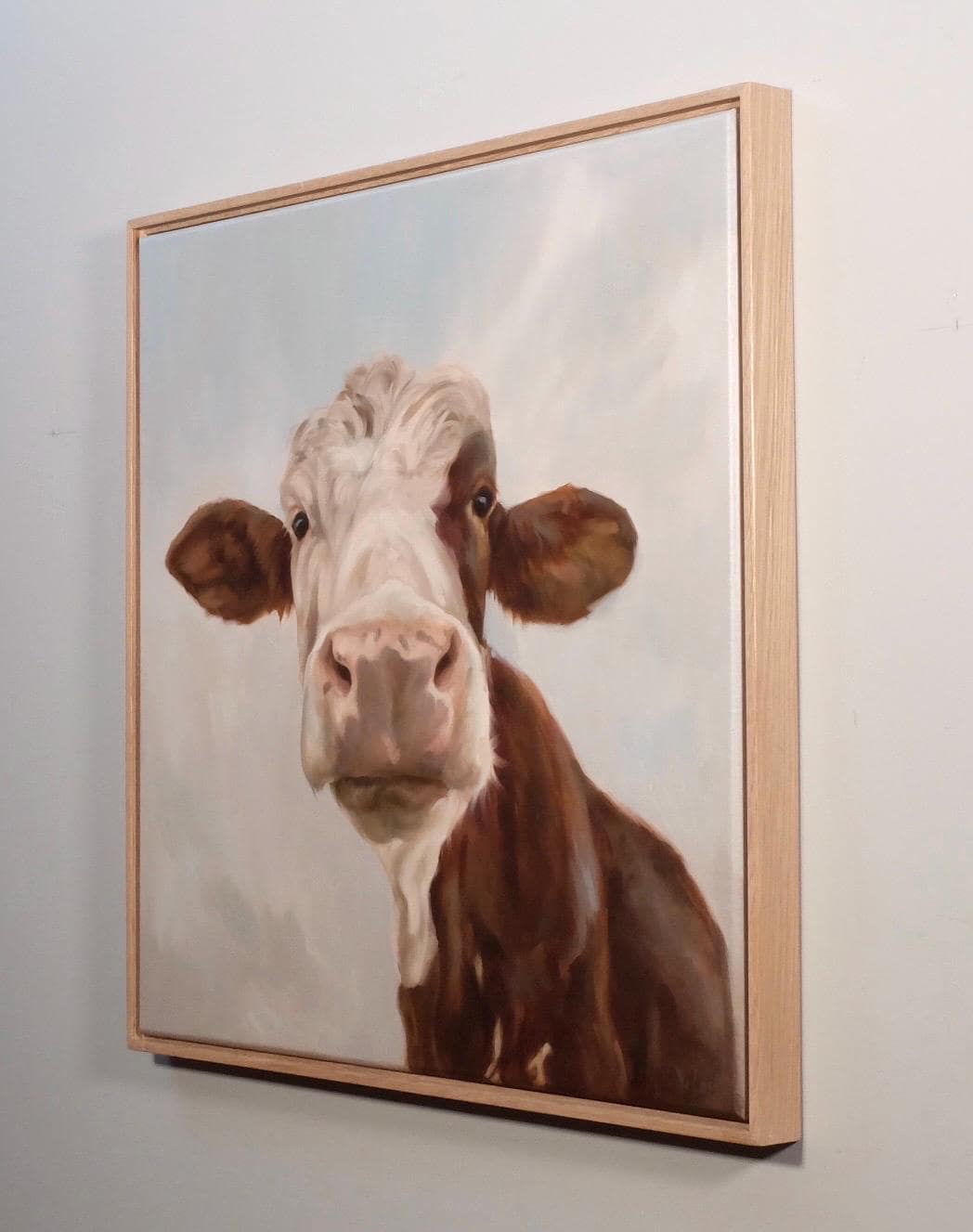Maggie Moo, brown and white cow