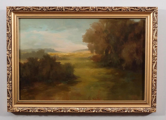 Afternoon Stroll landscape oil painting